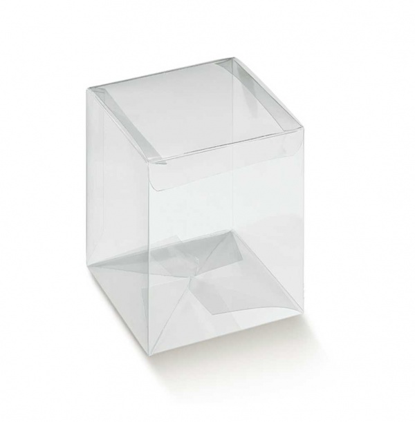 Prisma transparente de base quadrada
