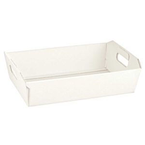 Tabuleiro em cartão acolchoado branco