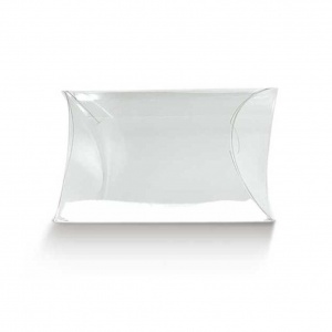 Envelope transparente de laterais ovais