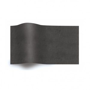 Folha de papel de seda preto