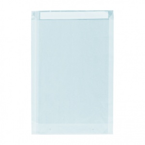 Envelopes de papel de seda branco com pala autocolante