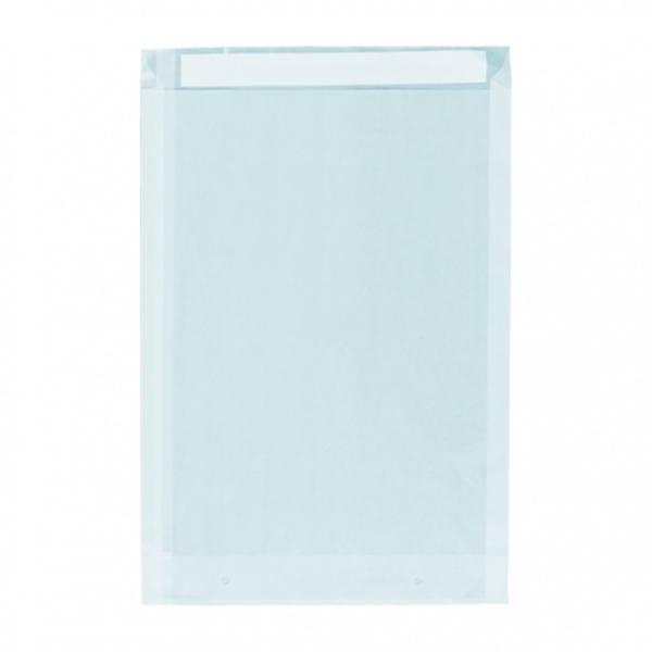 Envelopes de papel de seda branco com pala autocolante