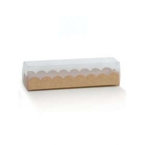 Prisma horizontal com base em cartolina kraft