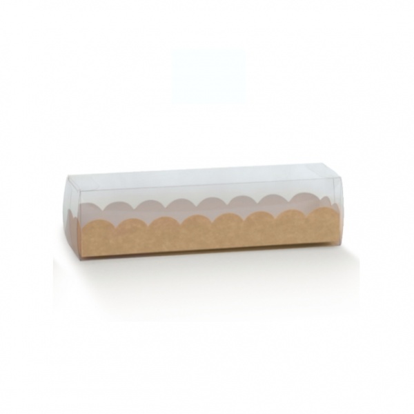 Prisma horizontal com base em cartolina kraft