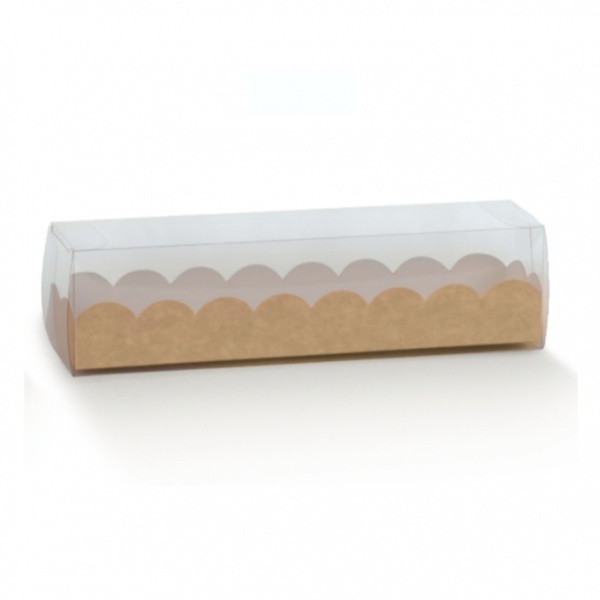 Prisma horizontal com base em cartolina kraft